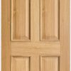 LPD Internal Oak Regency 4 Panel Raised Mouldings Door
