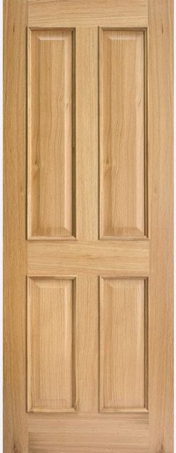 LPD Internal Oak Regency 4 Panel Raised Mouldings Door