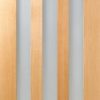 LPD Internal Oak Utah 3 Light with Frosted Glass Door