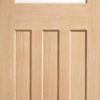 LPD Internal Oak Top Light Dx30'S with Frosted Glass Door