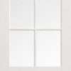LPD Internal Kent 6 Light Clear Bevelled Glass White Prime Plus Door