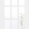 LPD Internal SA77 Clear Glass White Finish 15 Light Glazed Door