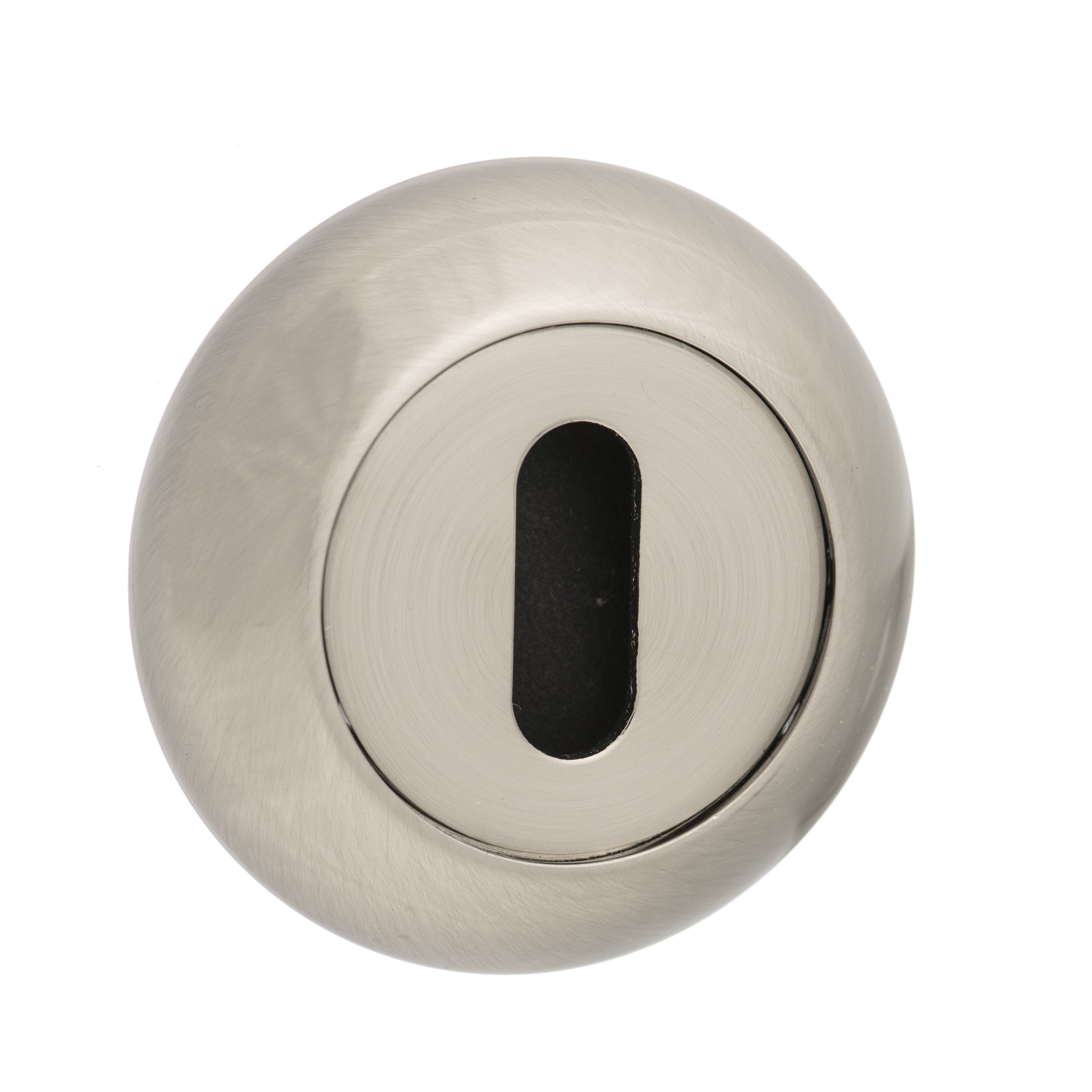 Atlantic Handles Mediterranean Key Escutcheon on Round ‘C’ Rose in a
