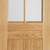 LPD External Oak 4 Light Glazed Stable Cottage Style Door