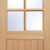 LPD External Oak 6 Light Glazed Cottage Style Door