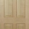 LPD Internal Oak Regency 4 Panel Pre-Finished Non-Raised Mouldings Door