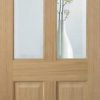 LPD Internal Oak Glazed Richmond Pre-Finished Non-Raised Mouldings Door