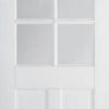 LPD Internal White Canterbury 2 Panel 6 Light Glazed Door