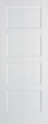 LPD Internal White Contemporary 4 Panel Door