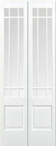 LPD Internal Downham Clear Bevelled Glass Prime Plus Door Pair