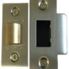 Atlantic Handles 3" Heavy Duty Bolt Through Tubular Latch in a Satin Nickel & Polished Gold Finish