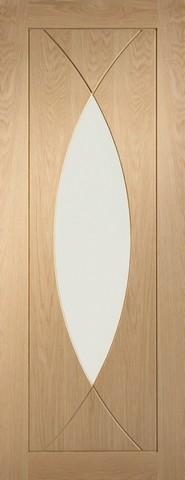 XL Joinery Internal Oak Pesaro with Clear Glass Door