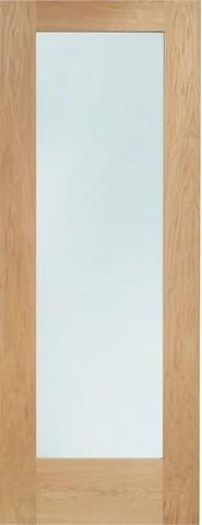 XL Joinery Internal Oak Pattern 10 with Obscure Glass Door