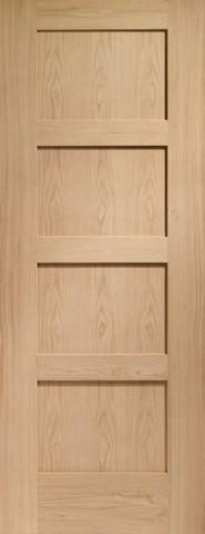 XL Joinery Internal Oak Shaker 4 Panel Door