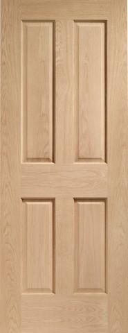 XL Joinery Internal Oak Pre-Finished Victorian 4 Panel Fire Door