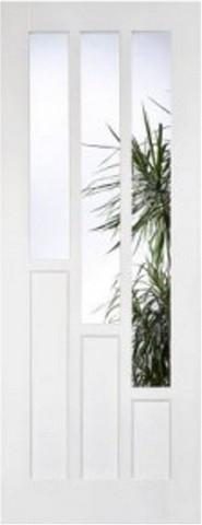 LPD Internal White Primed Coventry Glazed Door