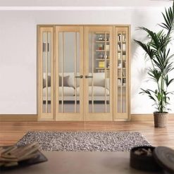 LPD Internal Oak Lincoln Glazed Room Divider