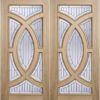 MODA Doors External Majestic Oak IG Zinc Double Entrance Door
