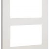 Deanta Doors Internal Coventry White Primed Clear Glass Fire Door