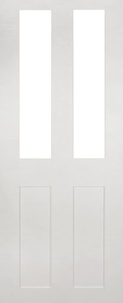 Deanta Doors Internal Eton Glazed White Primed Door