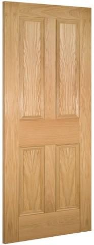 Deanta Doors Internal Kingston Un-Finished Oak Fire Door