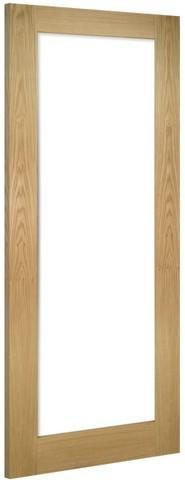 Deanta Doors Internal Walden Oak Clear Glass Un-Finished Door