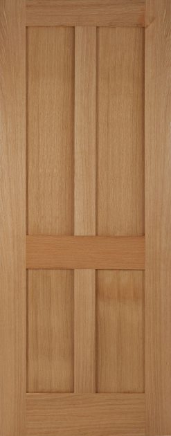 Mendes Internal Oak Bristol 4 Panel Fire Door