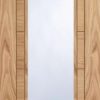 Mendes Internal Pre-Finished Oak Corsica 1 Light Door