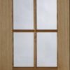 Mendes Internal Pre-Finished Oak Hampstead 6 Light Door