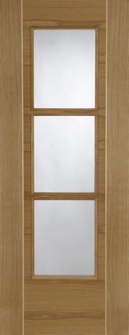 Mendes Internal Pre-Finished Oak Mirage 3 Light Fire Door