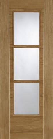 Mendes Internal Pre-Finished Oak Mirage 3 Light Fire Door Mendes Internal Pre-Finished Oak Mirage 3 Light Fire Door