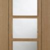 Mendes Internal Pre-Finished Oak Vision 4 Light Door