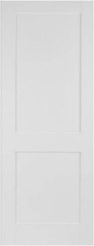 Mendes Internal White Primed Shaker 2 Panel Door Mendes Internal White Primed Shaker 2 Panel Door