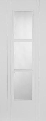 Mendes Internal White Primed Capri 3 Light Door