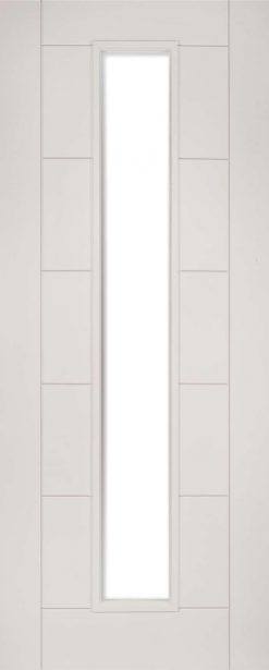 Deanta Seville White Primed Glazed Internal Door