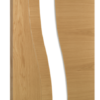 Deanta Doors Internal Cadiz Oak Glazed Pre-Finished Door