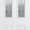 LPD External GRP White Malton Glazed Door