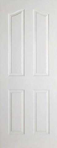 LPD Internal Mayfair 4P White Moulded Door