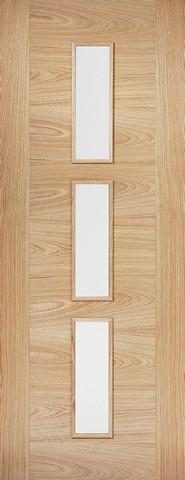 LPD Internal Oak Sofia Glazed Door