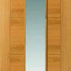 JB Kind Internal Oak Emral Pre-Finished Glazed Fire Door