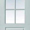 JB Kind Internal White Faro Glazed Door