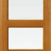 JB Kind Internal Oak Humber Unfinished Glazed Door