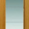 JB Kind Internal Oak Medina Pre-Finished Glazed Door