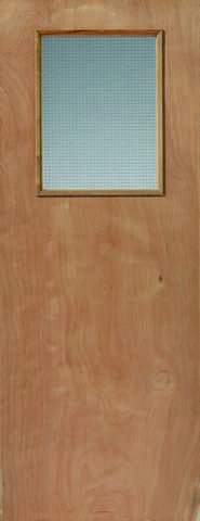 JB Kind Internal Ply Flush 1 Glazed Fire Door