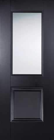 LPD Internal Black Arnhem 1 Light/1 Panel Glazed Primed Door