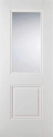 LPD Internal Arnhem 1 Light/1 Panel Glazed White Primed Door