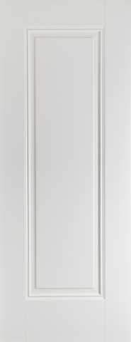 LPD Internal Eindhoven 1 Panel White Primed Fire Door