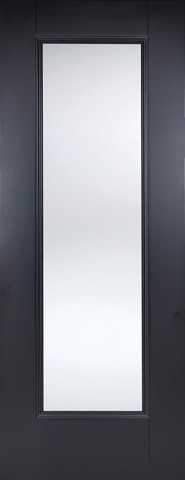LPD Internal Black Eindhoven 1 Light Glazed Primed Door