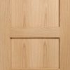 LPD Internal Prefinished Oak Contemporary 4 Panel Fire Door