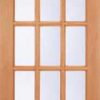 LPD External M&T Hardwood SA77 Clear Glazed Door